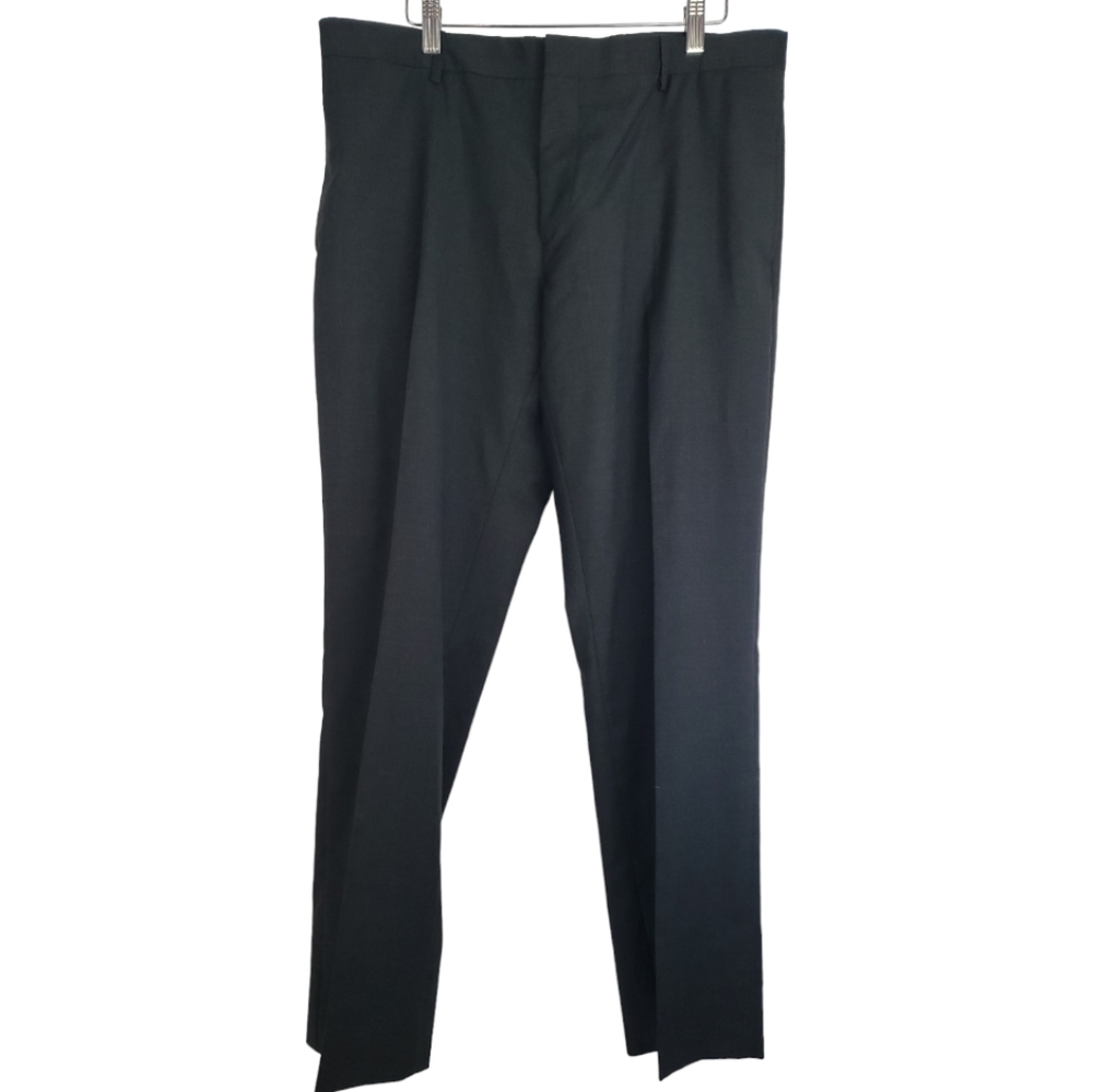 Incotex Suspender Dress Pant Size 34 in Black-Classic Fit Pattern B-Slow…